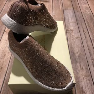vigo fiore rhinestone sneakers